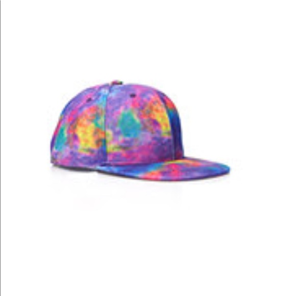 Tie dye snapback hat Clearance
